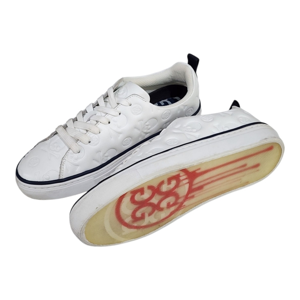 G/FORE White Sneakers with Red Sole - Picture 8 of 16
